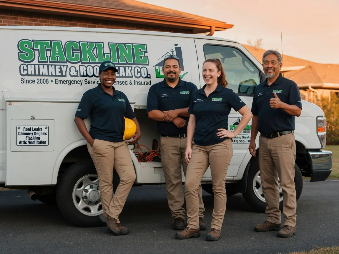 Chimney flashing repair company in Allen, TX